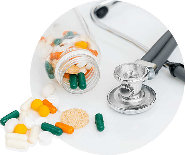 Pharmaceutical products and laboratory equipment