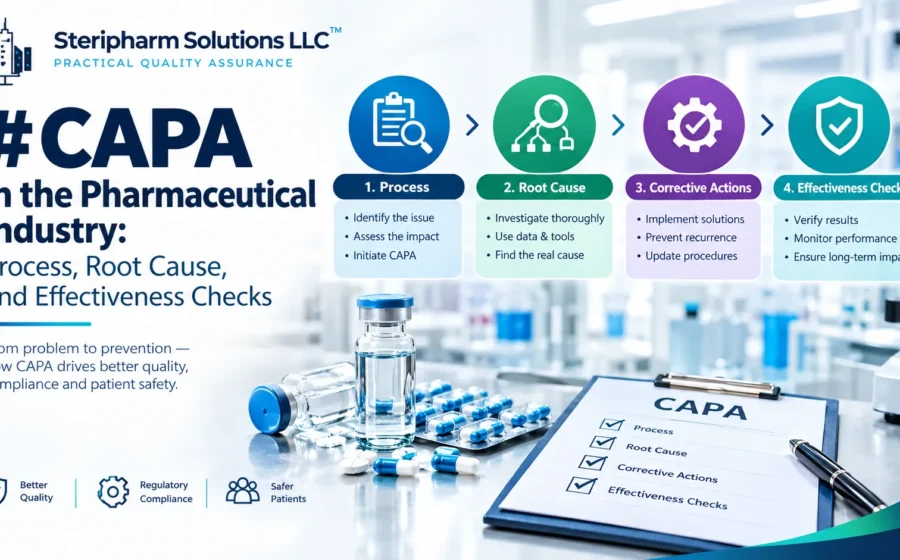 CAPA in Pharmaceutical Industry